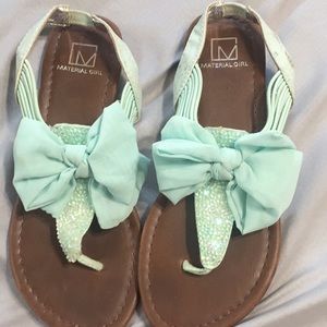 Mint green sandals